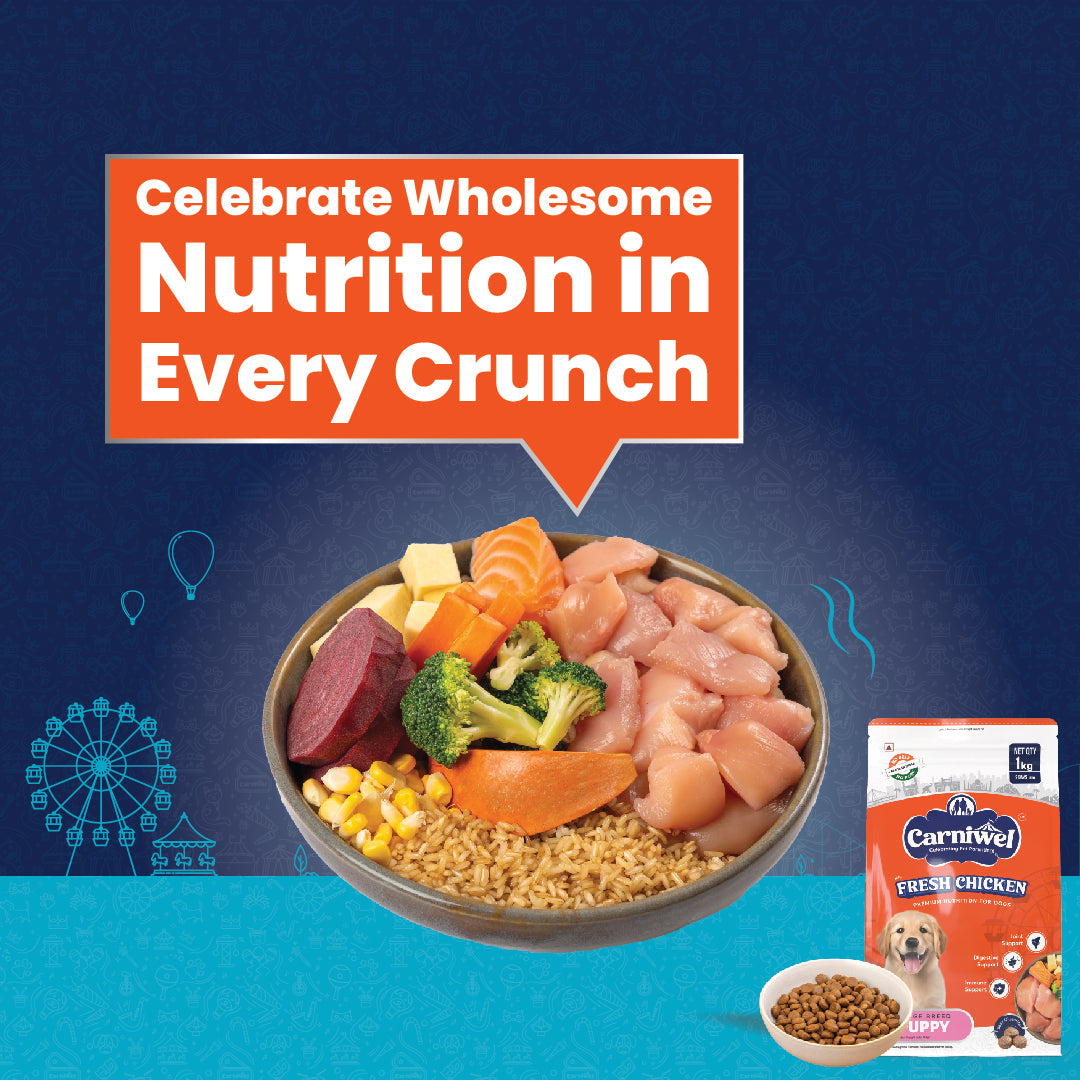 Carniwel with Fresh Chicken, Dry Dog Food for Large Breed, Puppy