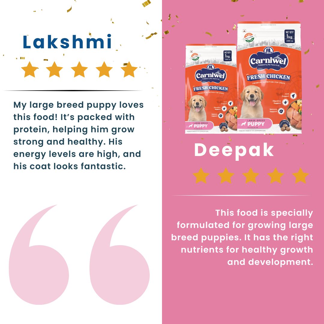 Carniwel with Fresh Chicken, Dry Dog Food for Large Breed, Puppy