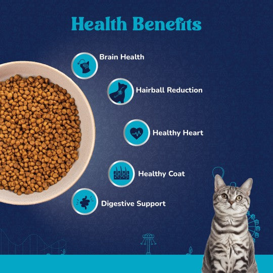 Carniwel with Fresh Fish & Shrimp, Dry Cat Food, Adult