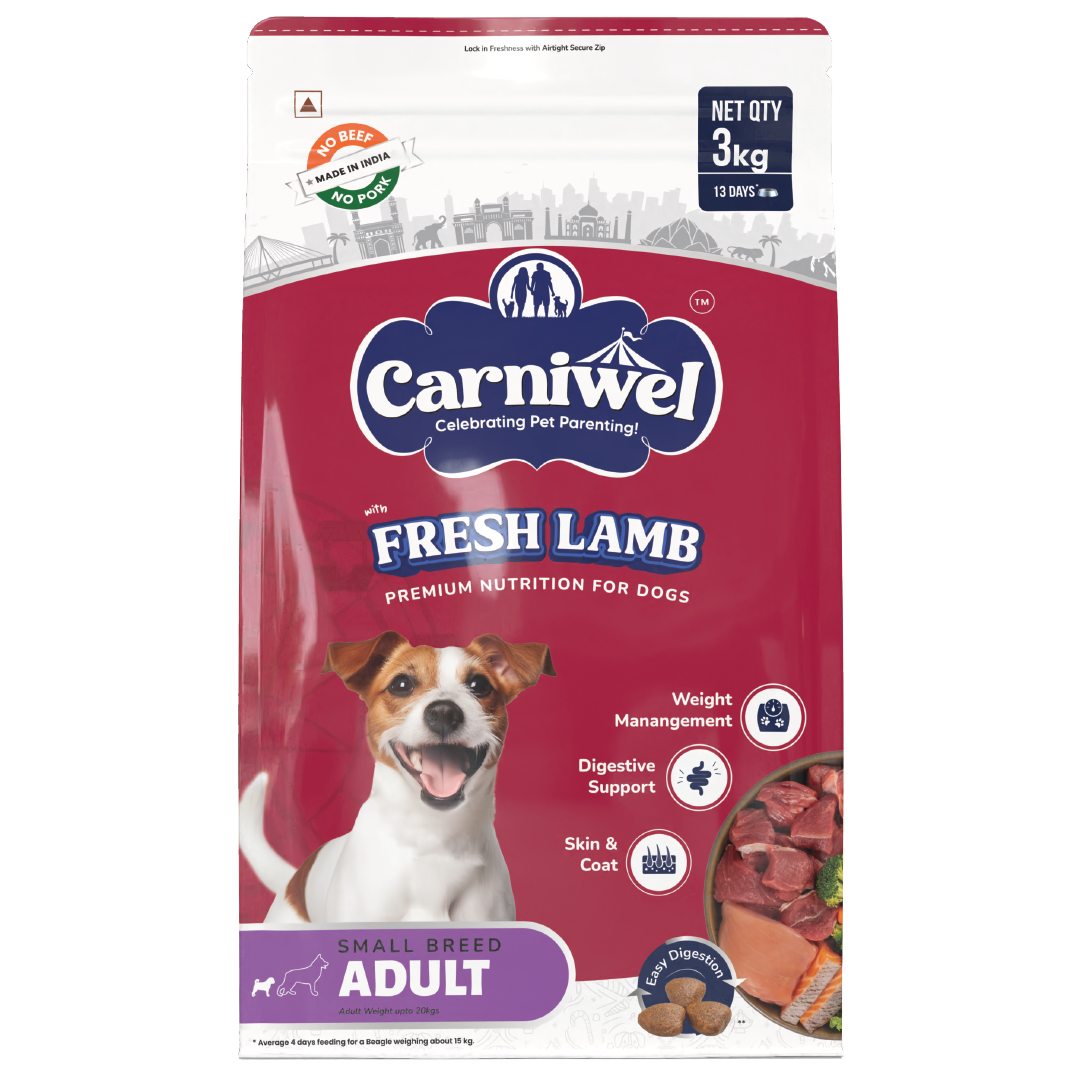 Carniwel with Fresh Lamb, Dry Dog Food for Small Breed, Adult