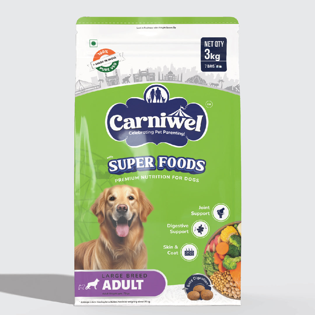 Carniwel with Veg Superfoods, Dry Dog Food for Large Breed, Adult