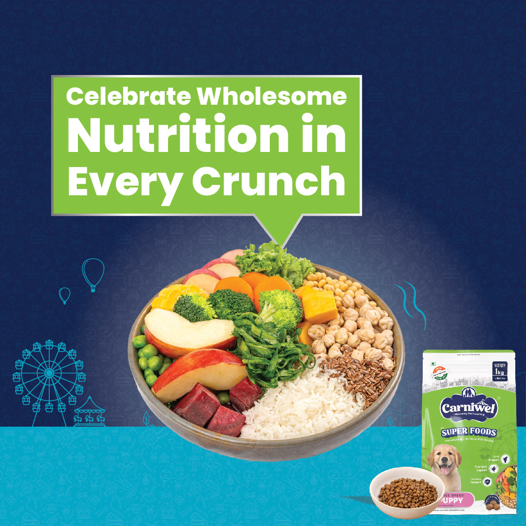 Carniwel with Veg Superfoods, Dry Dog Food for Large Breed, Puppy