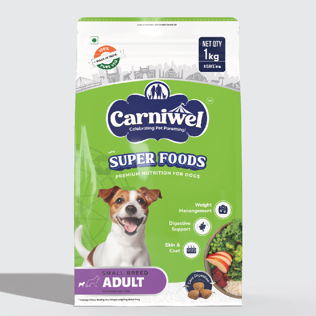 Carniwel with Veg Superfoods, Dry Dog Food for Small Breed, Adult