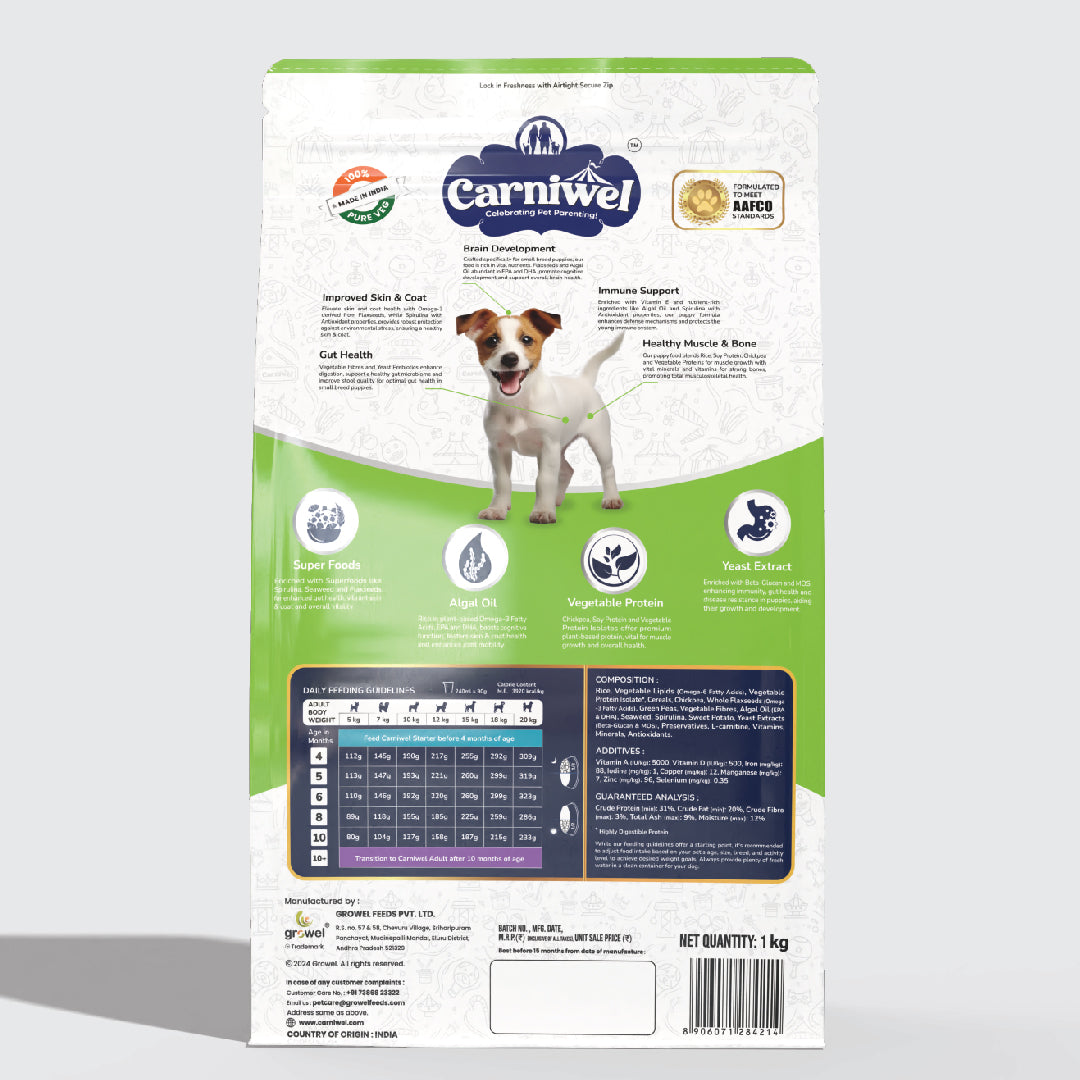 Carniwel with Veg Superfoods, Dry Dog Food for Small Breed, Adult