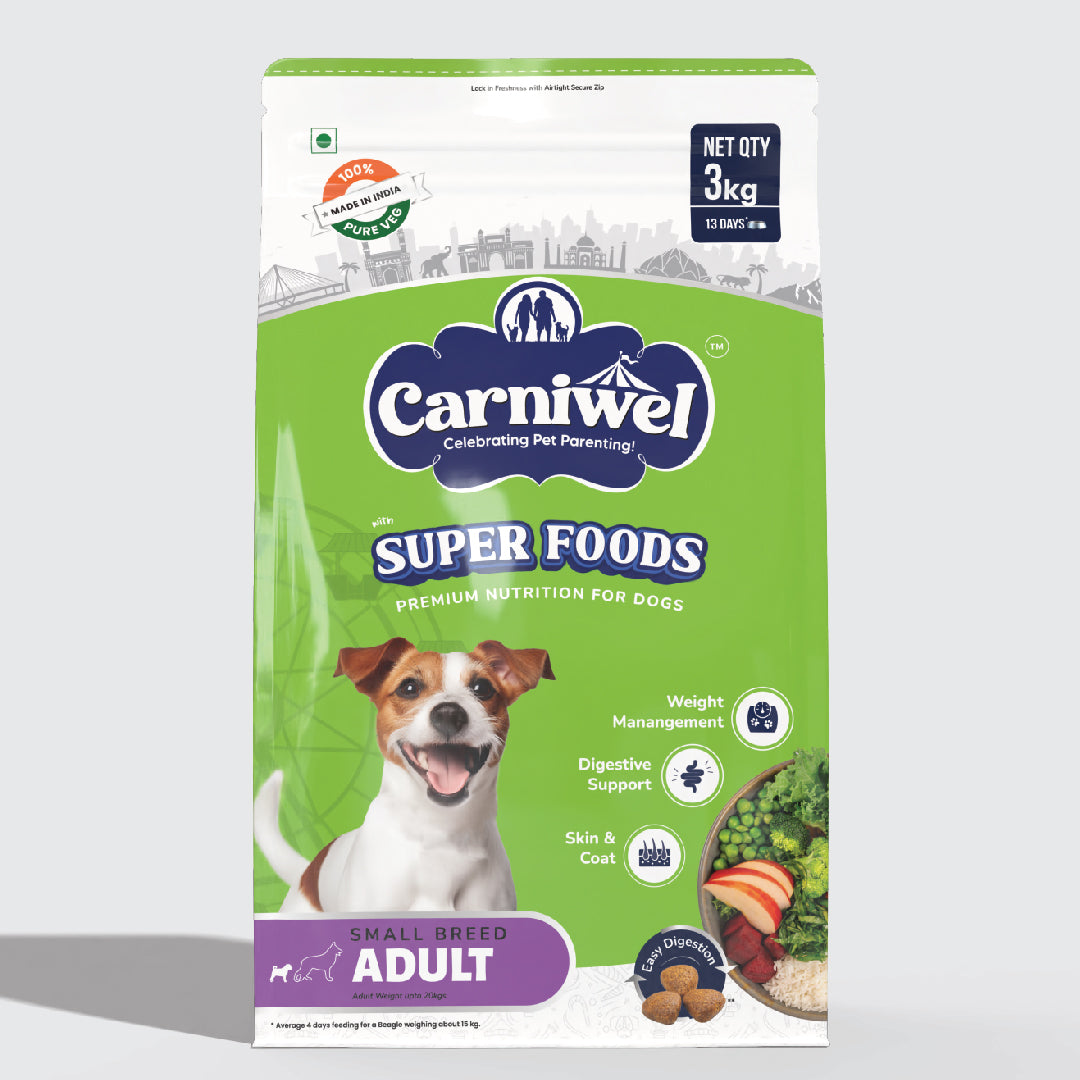 Carniwel with Veg Superfoods, Dry Dog Food for Small Breed, Adult