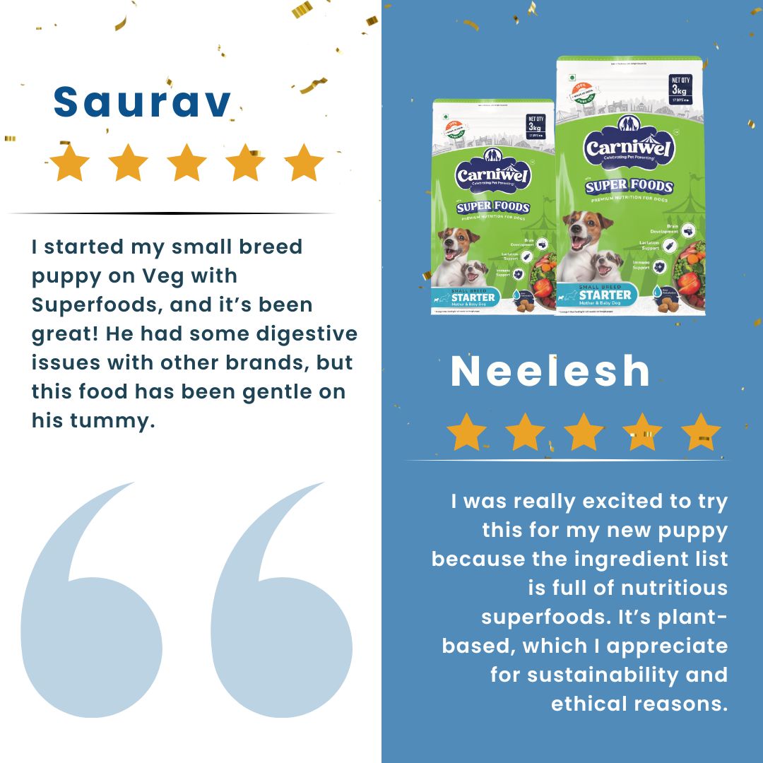 Carniwel with Veg Superfoods, Dry Dog Food for Small Breed, Starter