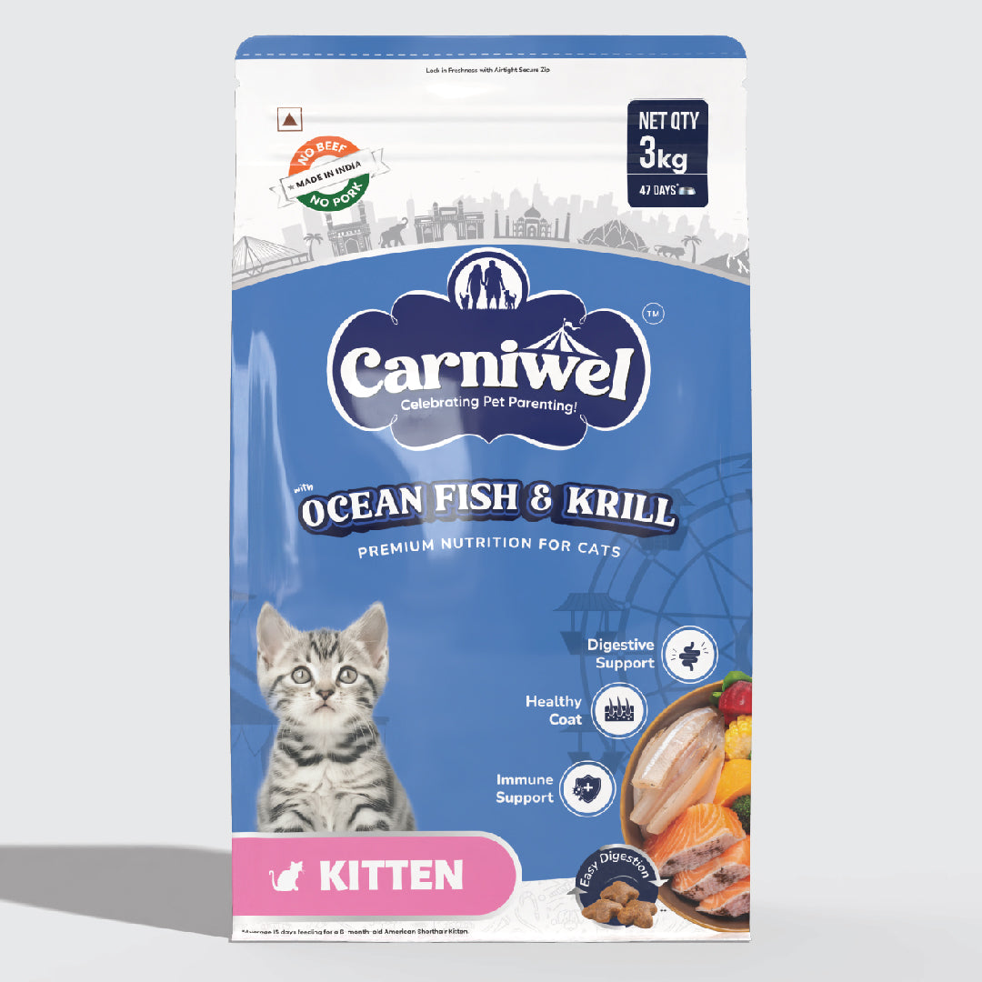 Carniwel with Ocean Fish & Krill, Dry Cat Food, Kitten