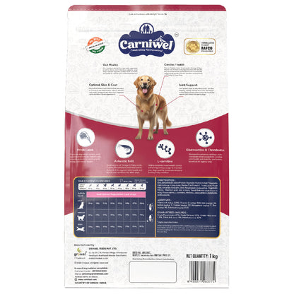 Carniwel with Fresh Lamb, Dry Dog Food for Large Breed, Adult