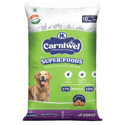 Carniwel with Veg Superfoods, Dry Dog Food for Large Breed, Adult