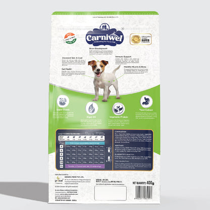 Carniwel with Veg Superfoods, Dry Dog Food for Small Breed, Puppy