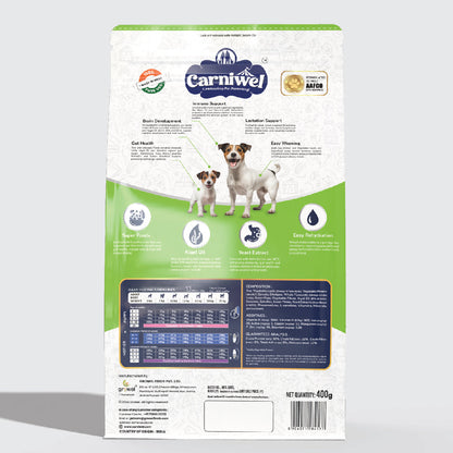 Carniwel with Veg Superfoods, Dry Dog Food for Small Breed, Starter