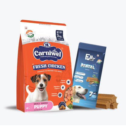 Carniwel with Fresh Chicken, Dry Dog Food for Small Breed, Puppy
