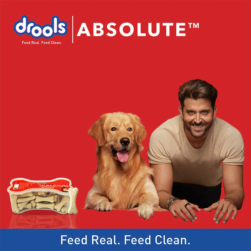 Drools Absolute Calcium Bone Dog Supplement, 40 Pcs, 600 g