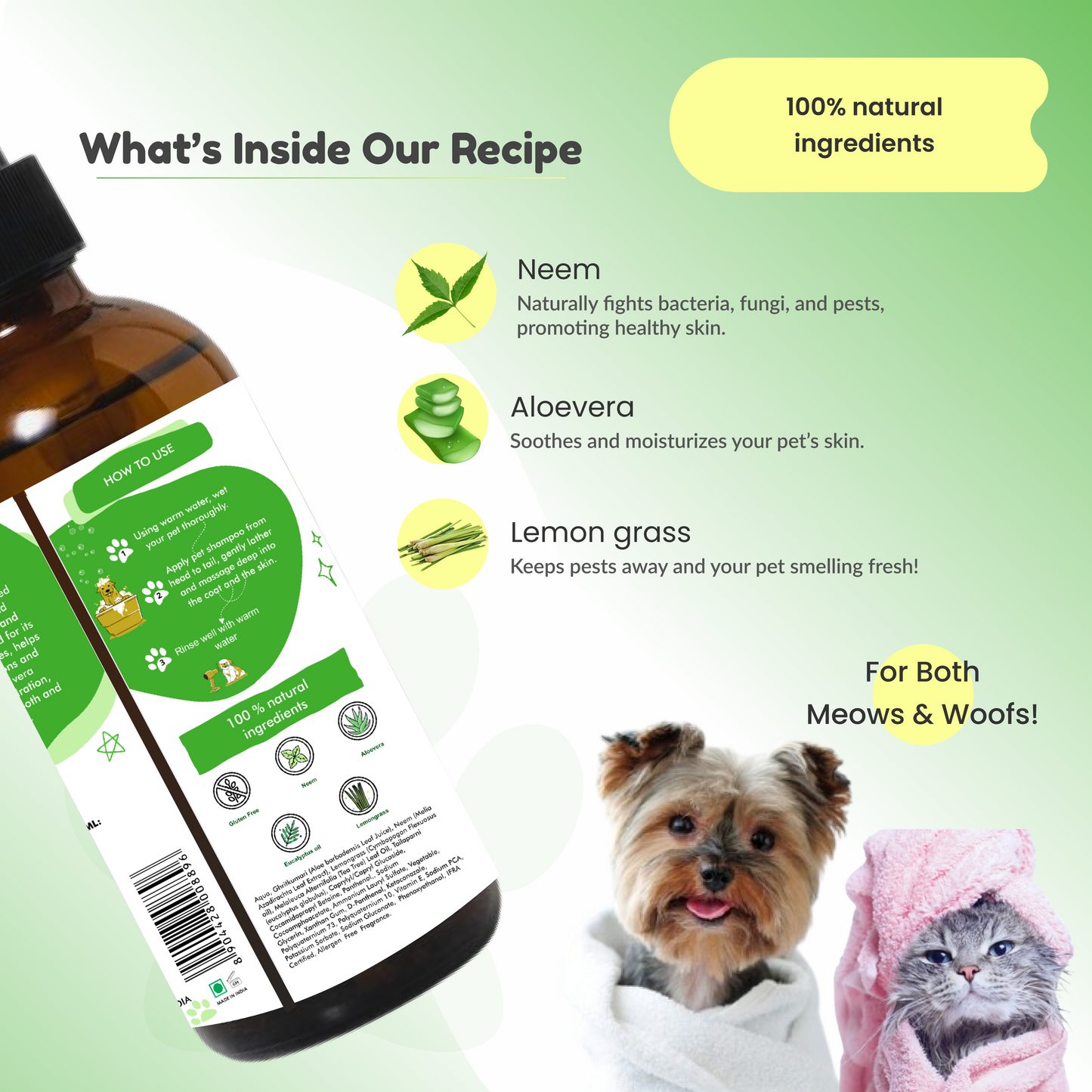 Petsmust Fresh Coat Shampoo